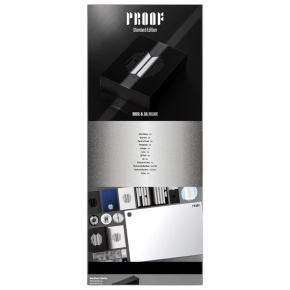 BTS Proof Anthology Album Standard Edition Sealed Poster Weverse Korea Official - Picture 9 of 11